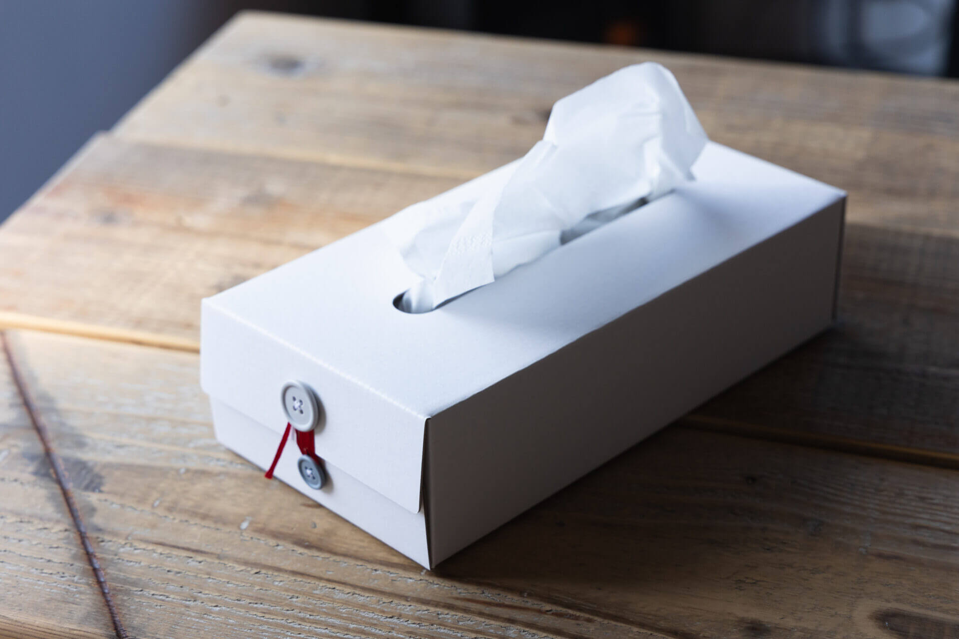 Button tissue box 6